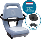 Qibbel Junior 6+ Fietsstoeltje Achter Bagagedrager bevestiging - QuickConnect - Fietszitje – Ocean Blue - inclusief voetbeschermingsplaten en voetsteunen - afbeelding 1