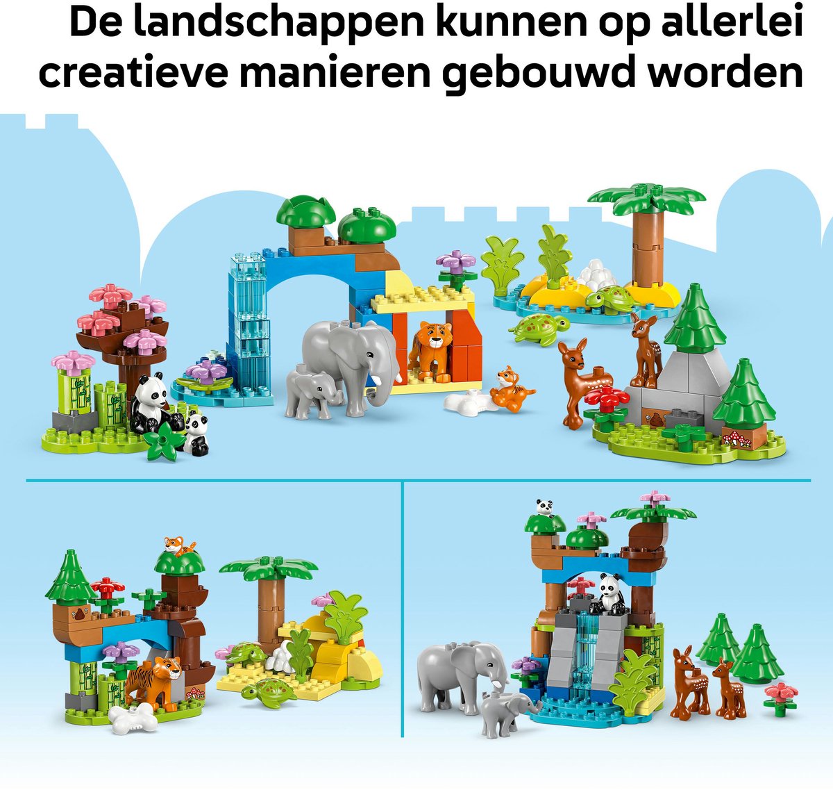 LEGO DUPLO Stad 3-in-1 families van wilde dieren - 10446 - afbeelding 4