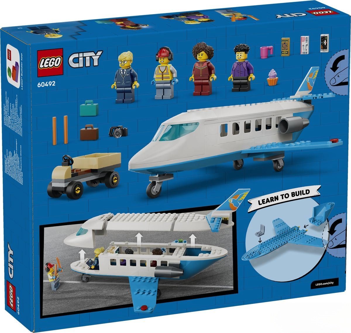 LEGO City Passagierstoestel Vliegtuig - 60492 - afbeelding 5