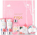 Body & Earth Rose Beauty wellness verwenpakket met rozengeur