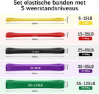 Premium Weerstandsbanden Set - 5-delig - afbeelding 2