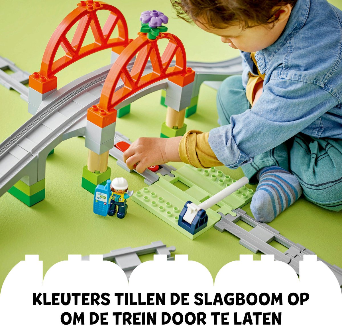 LEGO DUPLO - Stad Treinbrug en rails uitbreidingsset - 10426 - afbeelding 3