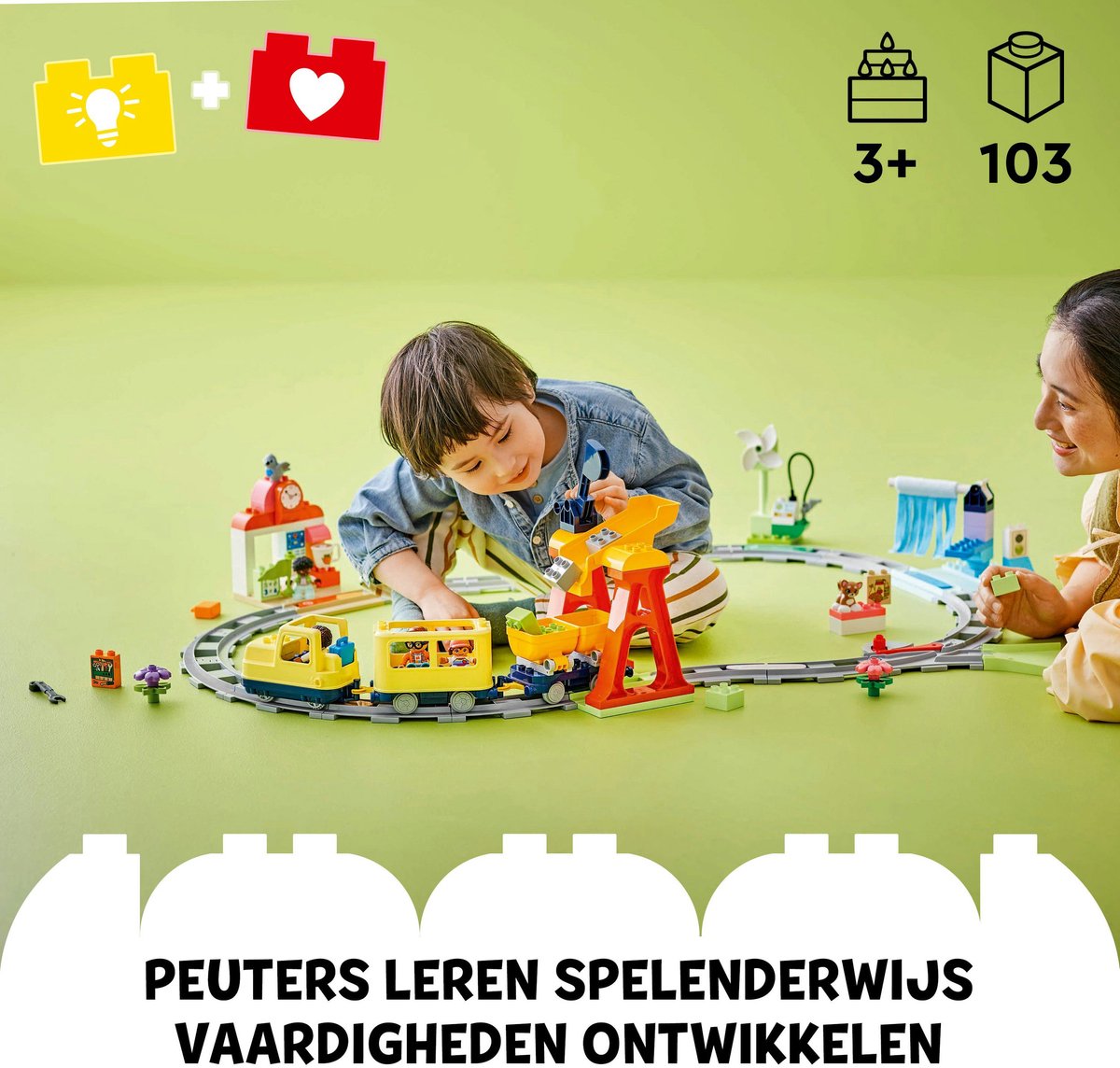 LEGO DUPLO - Stad Grote interactieve buurttrein set - 10428 - afbeelding 4