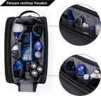 Toilettas - Luxe organizer - Zwart - Heren - Dubbele rits - afbeelding 3