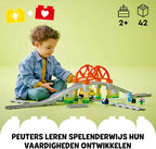 LEGO DUPLO - Stad Treinbrug en rails uitbreidingsset - 10426 - afbeelding 4