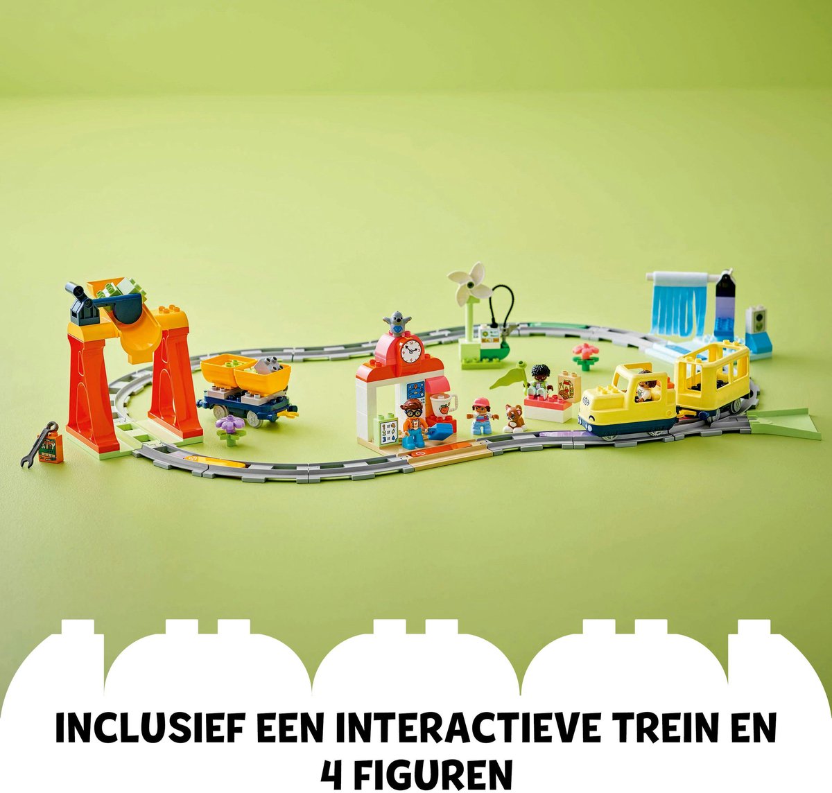 LEGO DUPLO - Stad Grote interactieve buurttrein set - 10428 - afbeelding 2