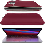 Coverzs Laptophoes - 14 inch - Bordeaux - afbeelding 4