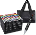 Maca Twinmarkers 168 Stuks - Stiften - Alcohol Markers - Markeerstiften - Met Houder En Opbergtas - afbeelding 1