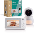 Alecto Babyfoon met Camera - DVM2043 - 4.3 inch Scherm - Op afstand bestuurbaar - Uitbreidbaar tot 4 camera's - Nachtlampje - Wit - afbeelding 1
