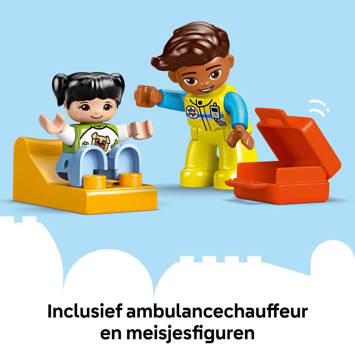 LEGO DUPLO Ambulance met chauffeur - afbeelding 2