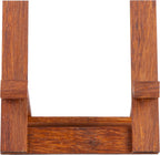 QUVIO Klein Boekenstandaard - Boekenhouder - Kookboek standaard - Leesstandaard - Book holder - Kookboekstandaard - Boekhouder - Tablet houder - Hout - Donkerbruin - Klein - Geschikt voor boeken tot A5 formaat of tablet - afbeelding 4