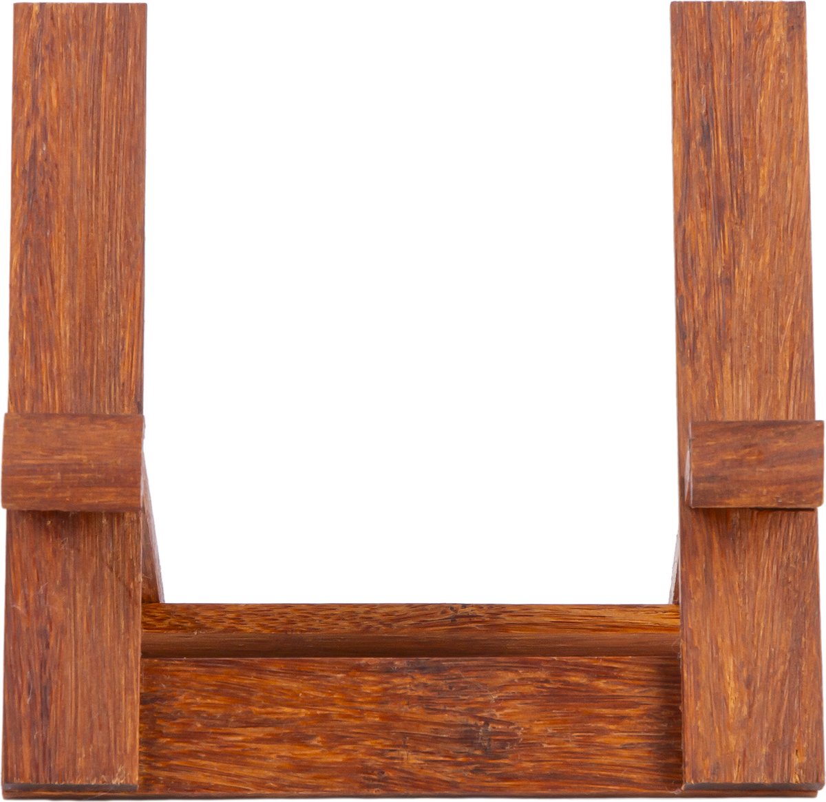 QUVIO Klein Boekenstandaard - Boekenhouder - Kookboek standaard - Leesstandaard - Book holder - Kookboekstandaard - Boekhouder - Tablet houder - Hout - Donkerbruin - Klein - Geschikt voor boeken tot A5 formaat of tablet - afbeelding 4