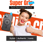 Hoesje - Geschikt voor iPhone 17 - Zwart - Geschikt voor MagSafe - Slank - hoes - Shock proof - afbeelding 2