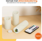 Goliving Led Kaarsen Met Afstandsbediening - Ø5,5 cm - Dimbaar - afbeelding 5