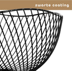 Baulk® - Fruitschaal zwart - Fruitmand - afbeelding 4