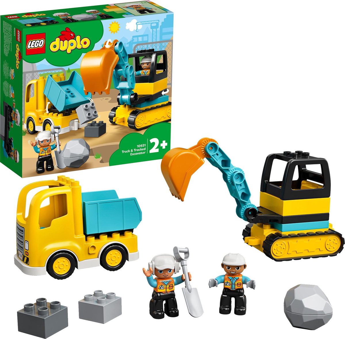 LEGO DUPLO Truck & Tracked Excavator 10931 - afbeelding 2