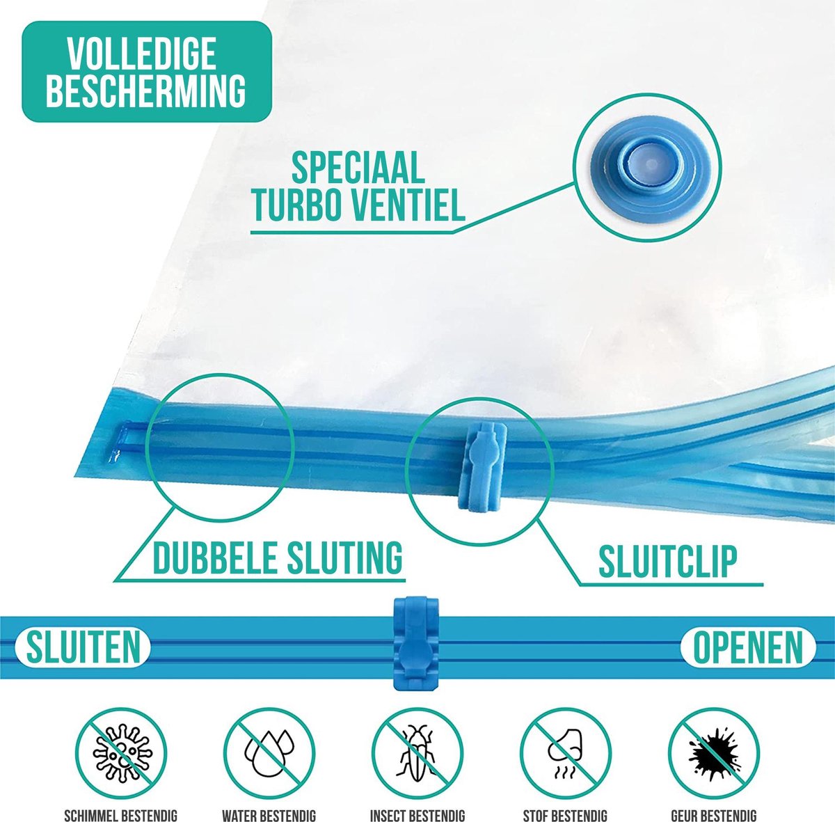 Strex Vacuümzakken voor Kleding & Dekbedden - 14 stuks - afbeelding 4