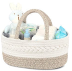 Kraammand - Baby Mand - Met drie vakken - Babyshower - Kraamcadeau meisje of jongen - Mooi, praktisch en… - afbeelding 3