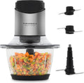 JAP Appliances Multi Chop - Hakmolen met glazen kom (600ml) - IJscrusher - Vaatwasserbestendig - Food chopper - 6 messen - 400W - afbeelding 1