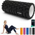 Hulser Foam Roller 33 cm - Massage roller - Fitness en Yoga foamroller - Zwart - afbeelding 1