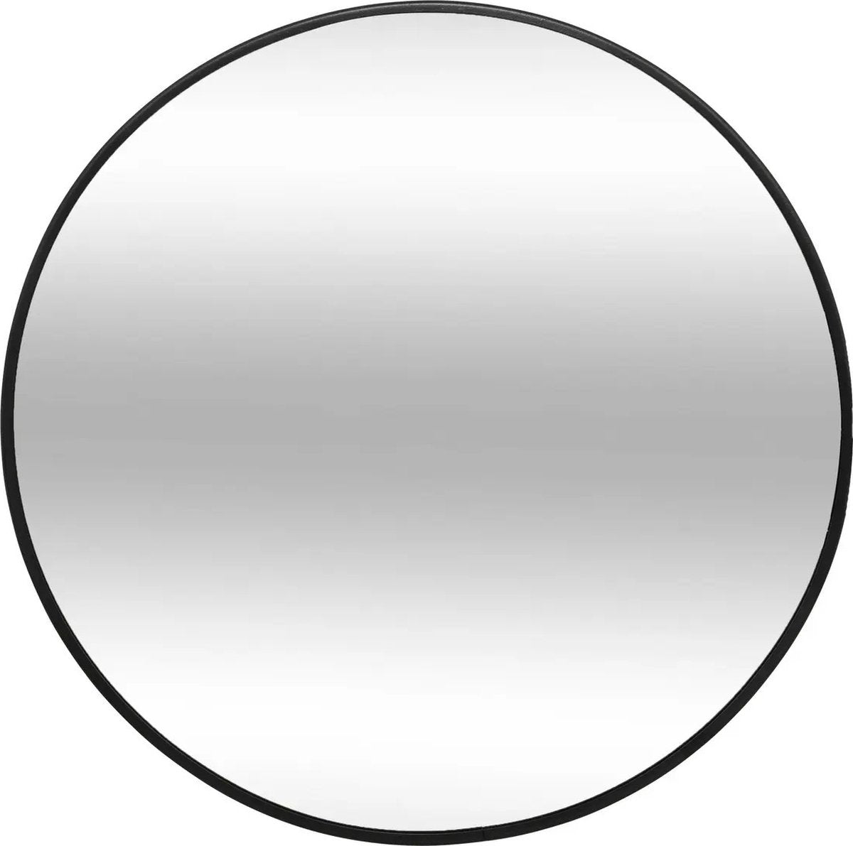 Atmosphera Spiegel/wandspiegel - Dia 38 cm - zwart - afbeelding 1
