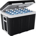 Auronic Koelbox Elektrisch 12V en 230 volt - 40L - Auto - Camping Koelkast - Koelen en Verwarmen - Frigobox - Zwart - afbeelding 1