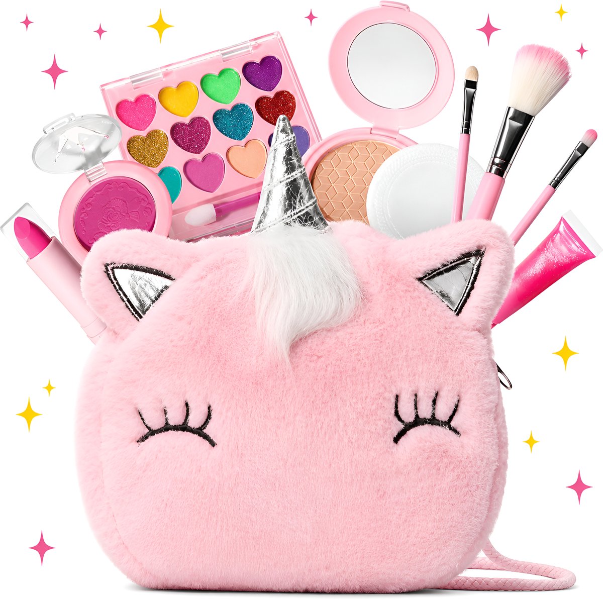 BOTC Make-up speelgoedset met eenhoorntasje - afbeelding 1