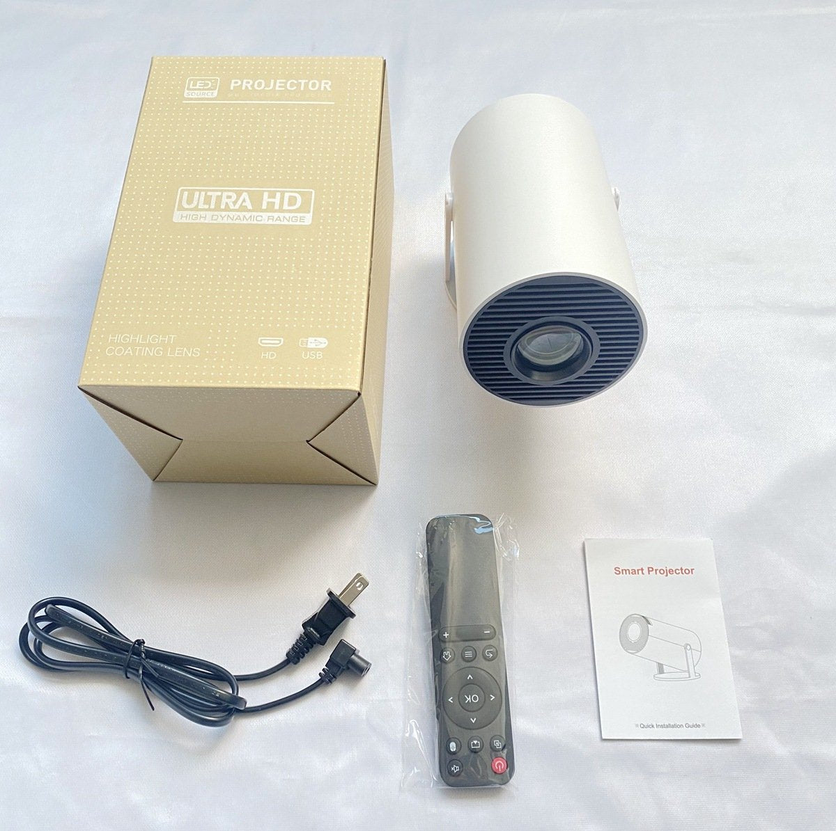 Ultieme Draagbare WiFi 6 Mini Beamer - 200 ANSI Lumen - Projector Streamen - BT 5.0 - Android - Home Cinema - afbeelding 5
