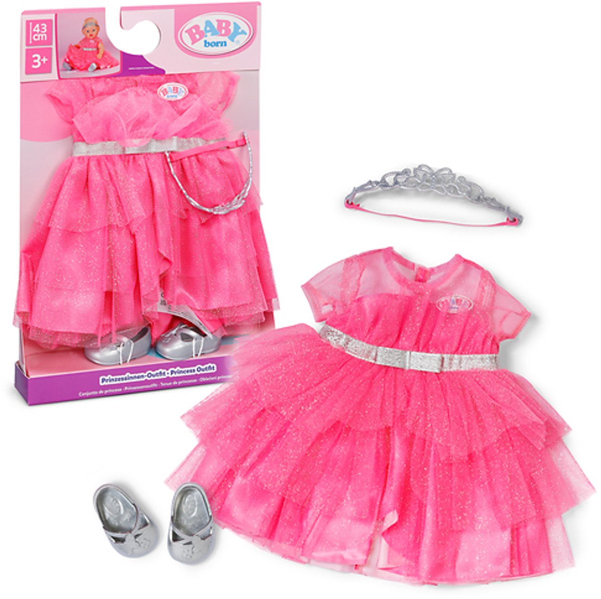 BABY born Prinsessenoutfit (43 cm) - afbeelding 1