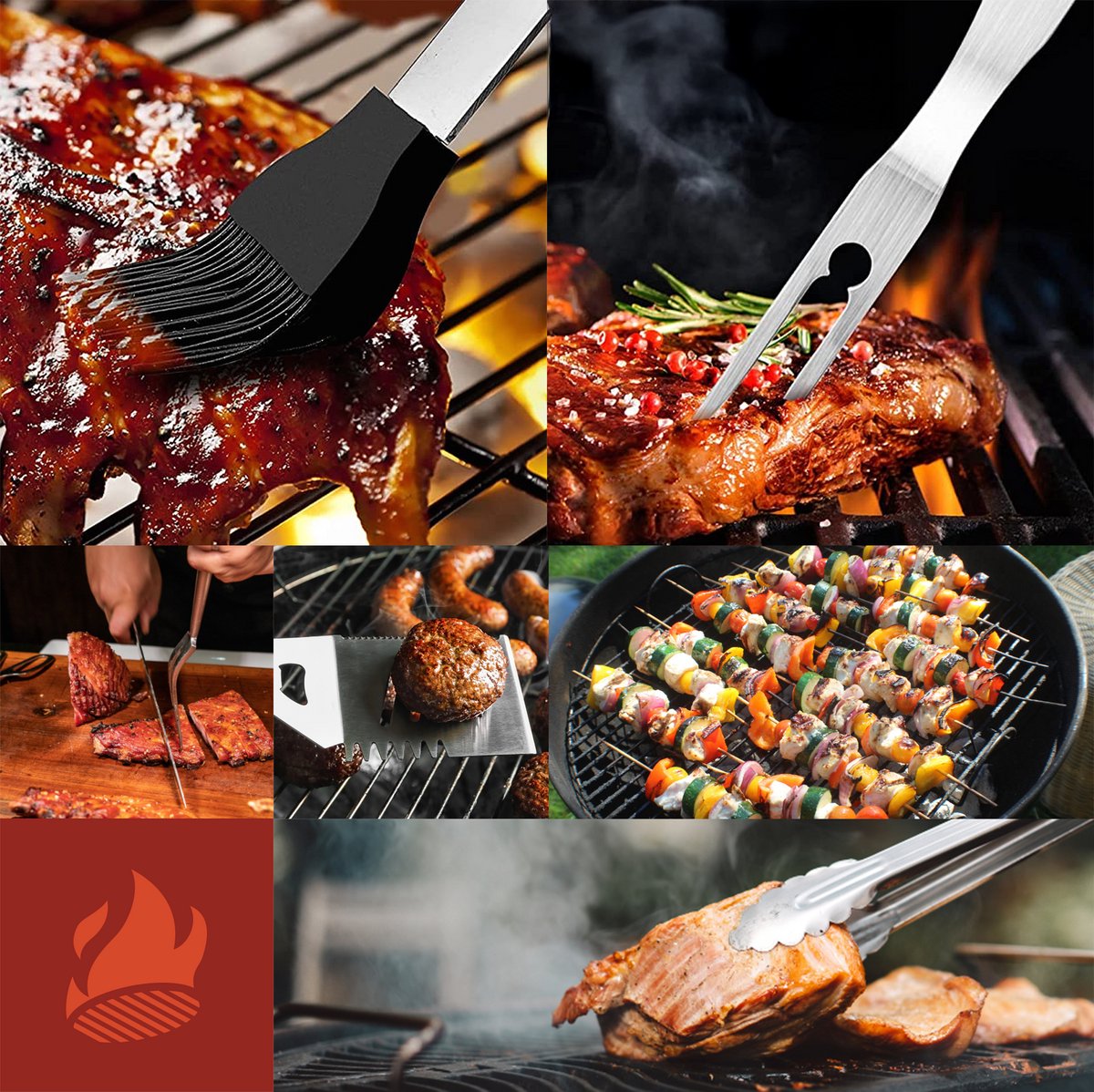 Squago BBQ Accessoires XXL Set met Schort - afbeelding 4