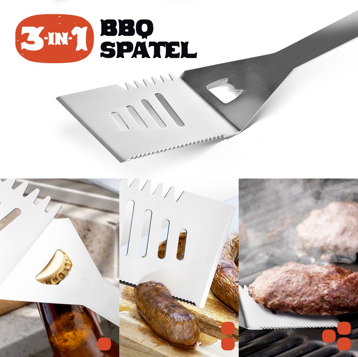 Squago BBQ Accessoires XXL Set met Schort - afbeelding 3