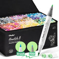 Ohuhu - Honolulu B Brush & Fine - Alcohol Art Markers - 320 kleuren - afbeelding 1