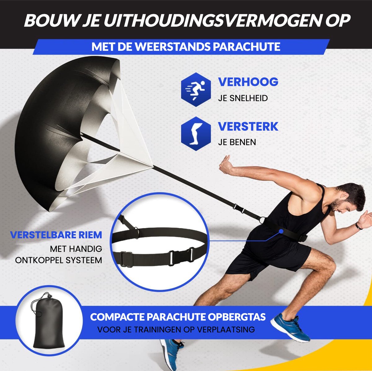 Athlentic Voetbal Trainingsset - Speedladder, Pionnen & Weerstandsbanden - afbeelding 3