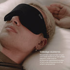 Loop Eclipse™-slaapmasker - Premium lichtblokkerend oogmasker voor slapen, reizen, dutjes en zijslapers - Zwart - afbeelding 4