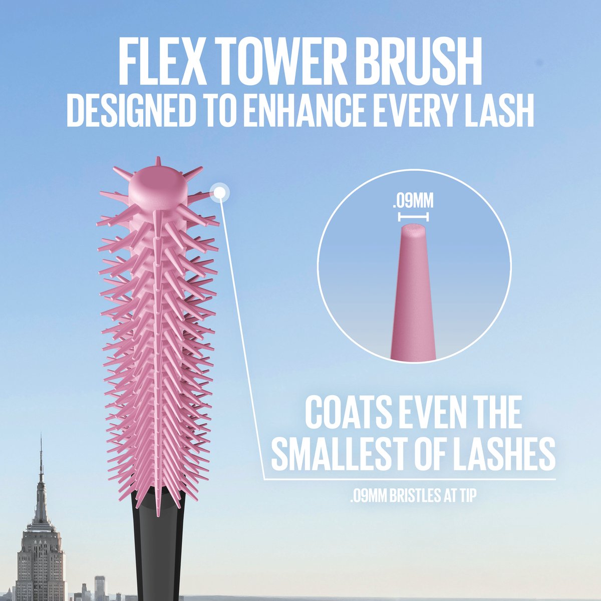 Maybelline New York - Lash Sensational Sky High Mascara - Very Black - Zwart - afbeelding 4