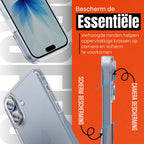 Hoesje - geschikt voor iPhone 17 - Transparant - shock proof - afbeelding 5