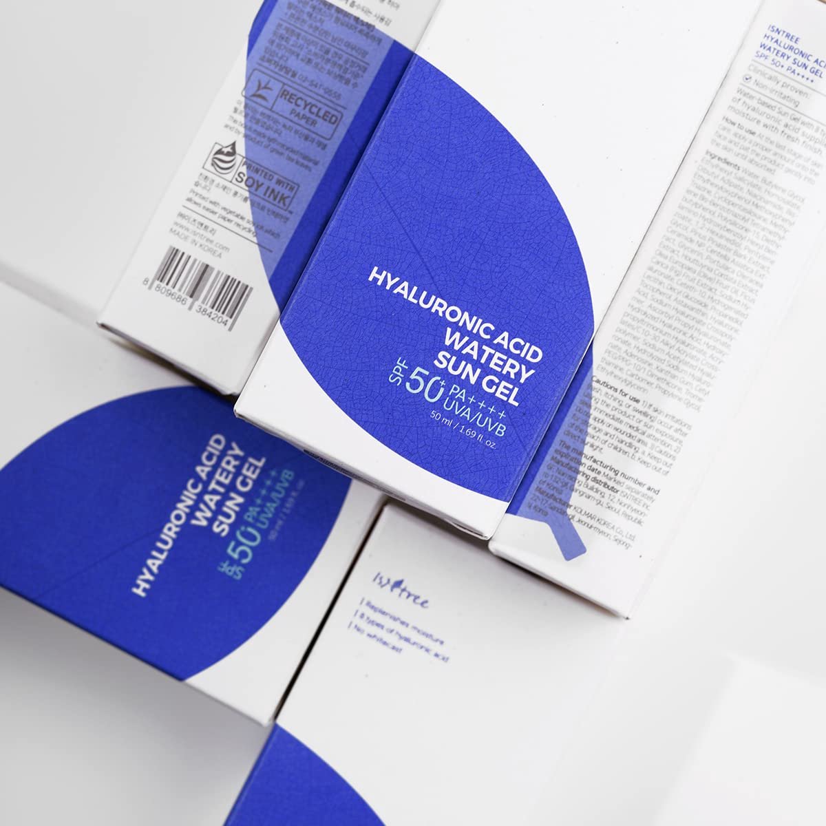Isntree Hyaluronic Acid Watery Sun Gel SPF50+ PA++++ - Zonnebrand - 50 ml - afbeelding 3