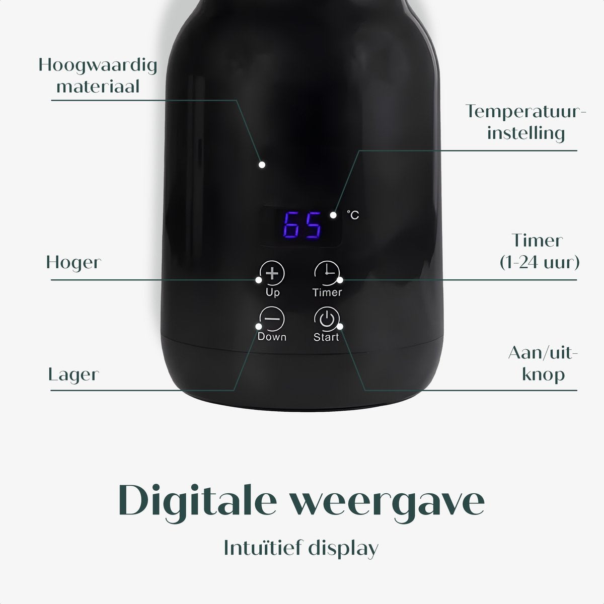 Relax Master Massage Olie Verwarmer - 2 GRATIS dispensers - Spa & Wellness - Elektrische flessenwarmer - afbeelding 4
