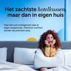 Cloudpillo Hoofdkussen - Recharge - 50x70 cm - Ultiem Comfort - Hotelkwaliteit en Ondersteunend - Perfect voor rug- & buikslapers - Hypoallergeen - Premium Kwaliteit - afbeelding 4
