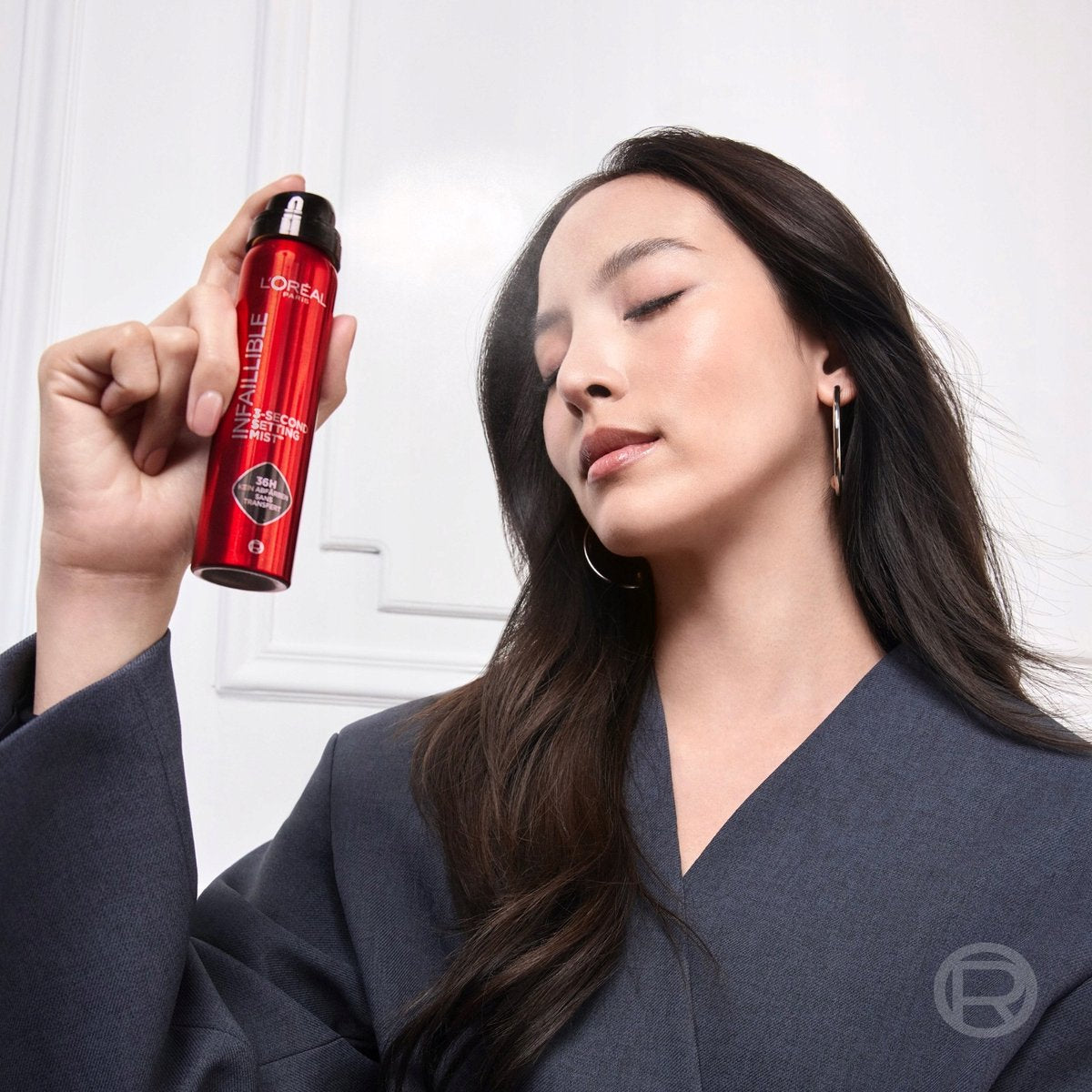 L'Oréal Paris Infaillible 3-second Setting Mist - Transferproof in 3 seconden - Houdt make-up tot 36u* mooi - 75ml - afbeelding 2