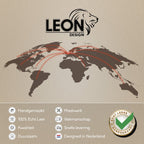LeonDesign - Portemonnee heren & dames - Hoogwaardig zwart leer - 11 Pasjes - afbeelding 4