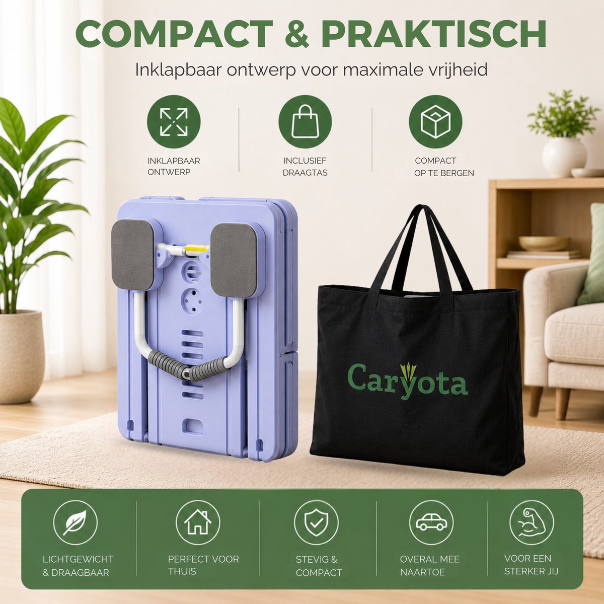 Caryota Pilates Board - Inklapbare Reformer voor Thuis - afbeelding 4