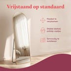 Fraay Passpiegel 160x55cm - Goud - afbeelding 4