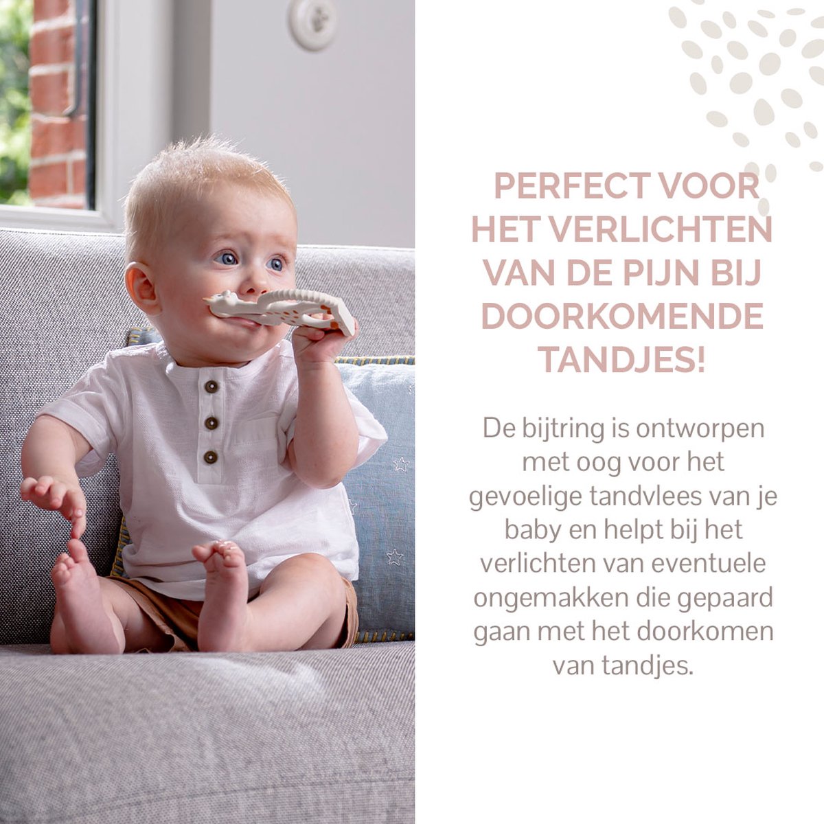 Sophie de giraf Bijtring Very Soft - Baby speelgoed - Kraamcadeau - Babyshower cadeau - 100% Natuurlijk… - afbeelding 3