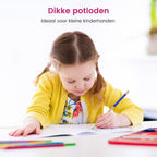 Partizzle 30x Regenboog Kleurpotloden Set - Potlood Uitdeelcadeautjes - Sinterklaas / Back To School Cadeau - Grabbelton Knutselen Traktatie Cadeautjes - Creatief Leren Tekenen & Kleuren - Voor Kinderen en Peuters / Volwassenen - afbeelding 5