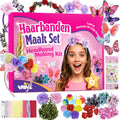 Vaive Haarband Knutselset 54-delig - Maak 10 Haarbanden - Diadeem Knutselen voor Meisjes - Sieraden Maken - afbeelding 1