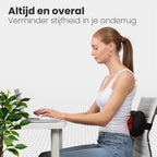 Auronic Draadloos Shiatsu Massage kussen - Elektrisch Nek en Rug Massage Apparaat - Infrarood Warmte Functie - afbeelding 3