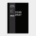 Hobbit - Schoolagenda 2026-2027 - A5 (14 x 20,5 cm) - 1 week op 2 pagina's - Harde Kaft - Zwart - afbeelding 1