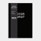 Hobbit - Schoolagenda 2026-2027 - A5 (14 x 20,5 cm) - 1 week op 2 pagina's - Harde Kaft - Zwart - afbeelding 1