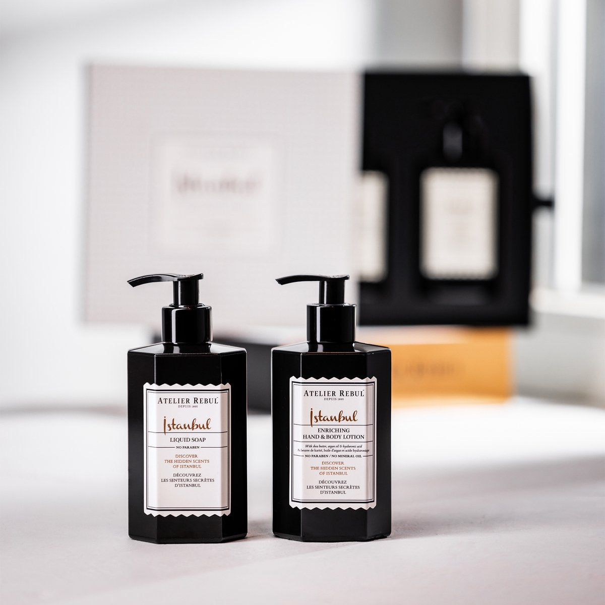 Atelier Rebul Istanbul - Hand Care Geschenkset - Handzeep + Bodylotion (250ml) - afbeelding 2
